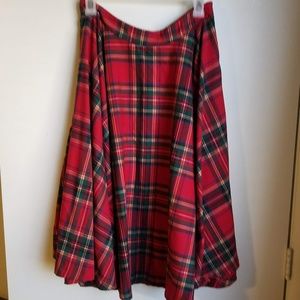 Lindy Bop Tartan Skirt